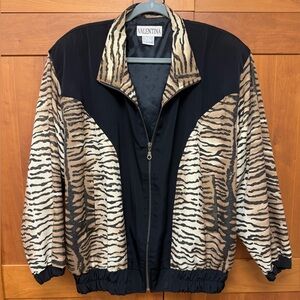 Valentina vintage Tiger Print Jacket One Size Oversized fit